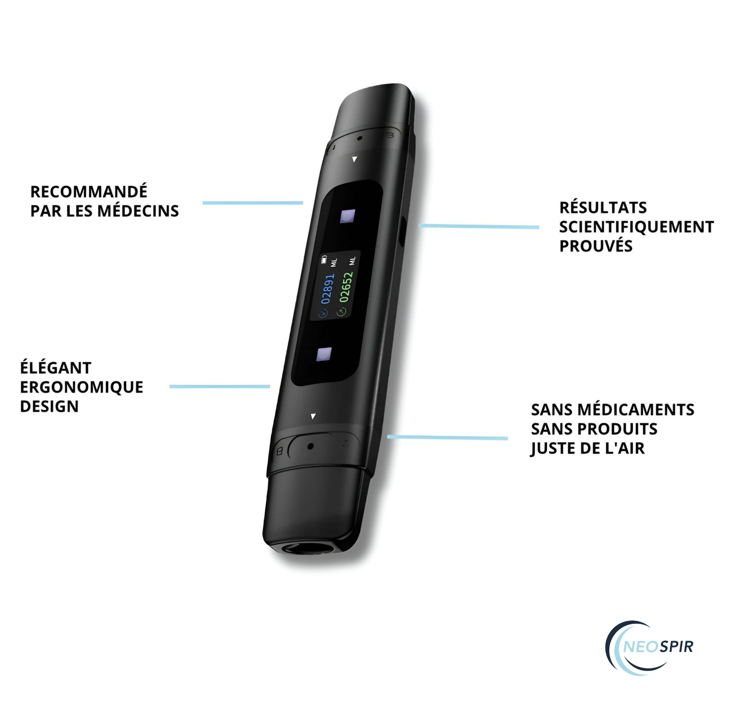 Appareil d’entraînement respiratoire intelligent