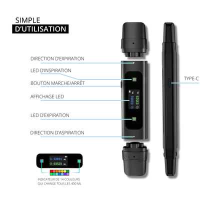 Appareil d’entraînement respiratoire intelligent